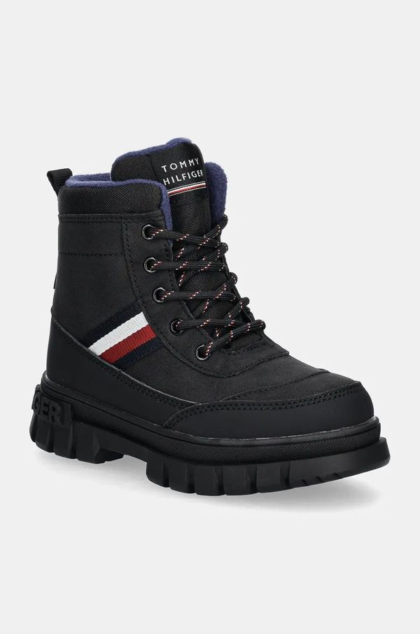 Tommy Hilfiger Dječje zimske čizme Tommy Hilfiger boja: crna, T3X5-33713