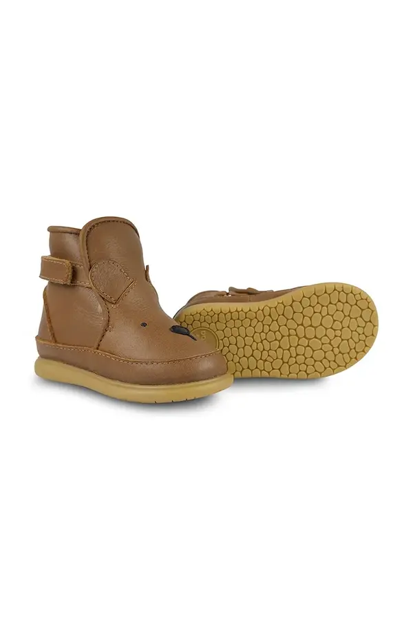 Donsje Dječje zimske kožne cipele Donsje Dubu Classic Shoes Bear