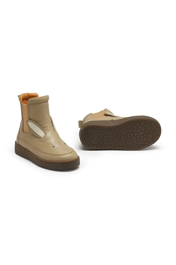 Donsje Dječje zimske kožne cipele Donsje Thuru Classic Boots Bunny