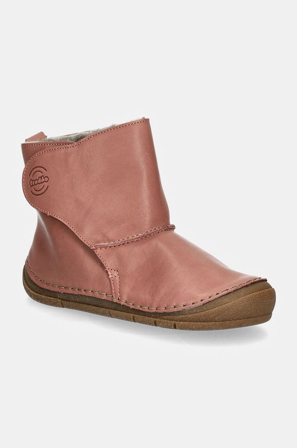 Froddo Dječje zimske kožne cipele Froddo PAIX UP WINTER BOOTS boja: ružičasta, G2160082