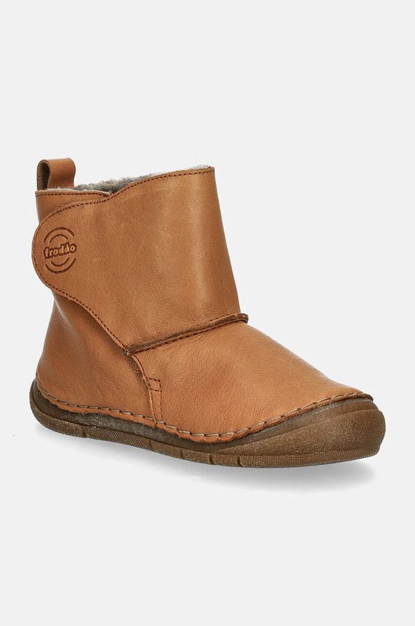Froddo Dječje zimske kožne cipele Froddo PAIX UP WINTER BOOTS boja: smeđa, G2160082