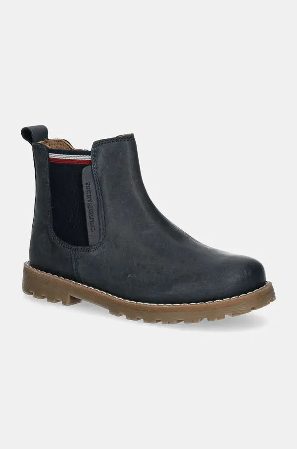 Tommy Hilfiger Dječje zimske kožne cipele Tommy Hilfiger