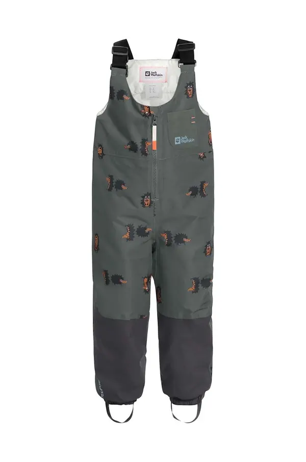 Jack Wolfskin Dječje zimske sportske hlače Jack Wolfskin GLEEL 2L INS PRINT BIB