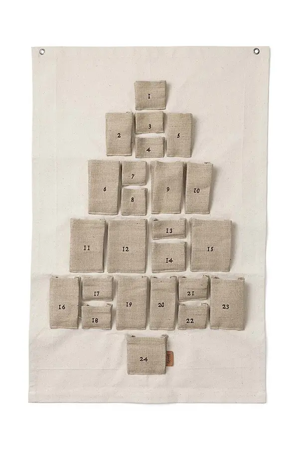 Ferm Living Dječji adventski kalendar ferm LIVING Pine Christmas Calendar