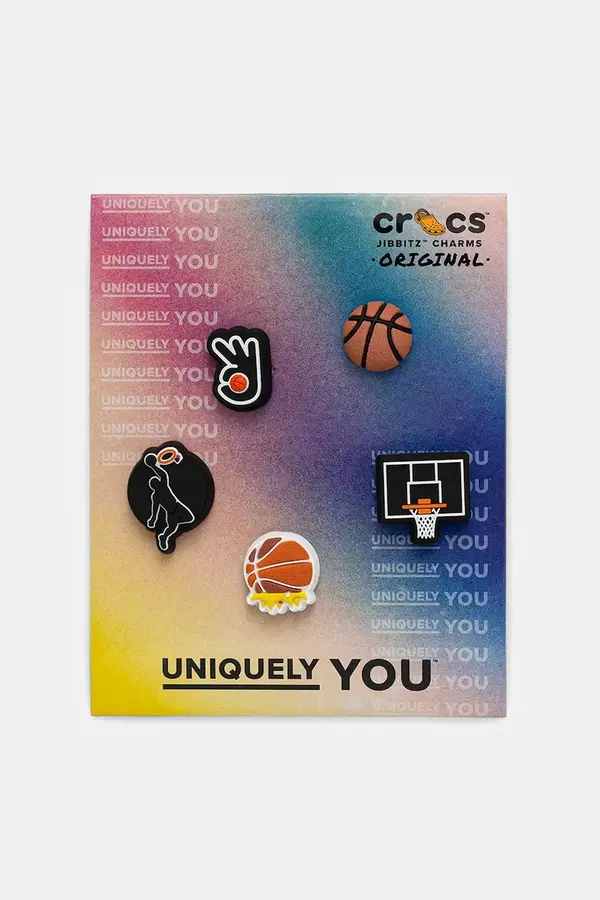 Crocs Dječji bedževi za obuću Crocs Basketball Team 5 Pack 5-pack