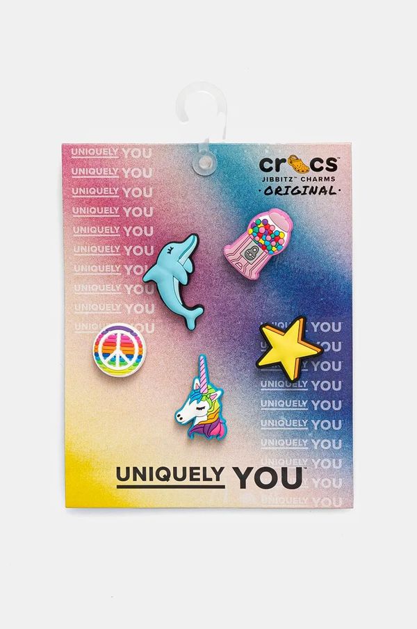 Crocs Dječji bedževi za obuću Crocs Girls Rule 5 Pack 5-pack 10008410