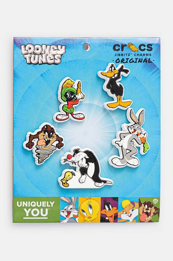 Crocs Dječji bedževi za obuću Crocs x Looney Tunes 5-pack