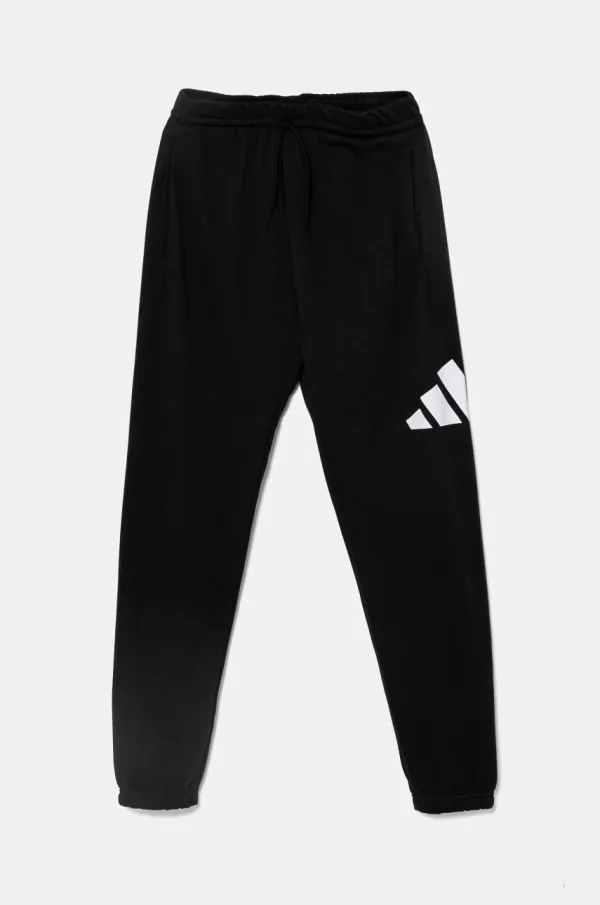 adidas Dječji donji dio trenirke adidas boja: crna, s tiskom, JD2090