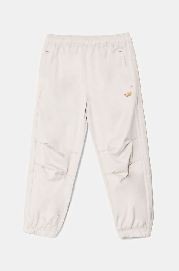 adidas Originals Dječji donji dio trenirke adidas Originals boja: bež, bez uzorka, JC9073