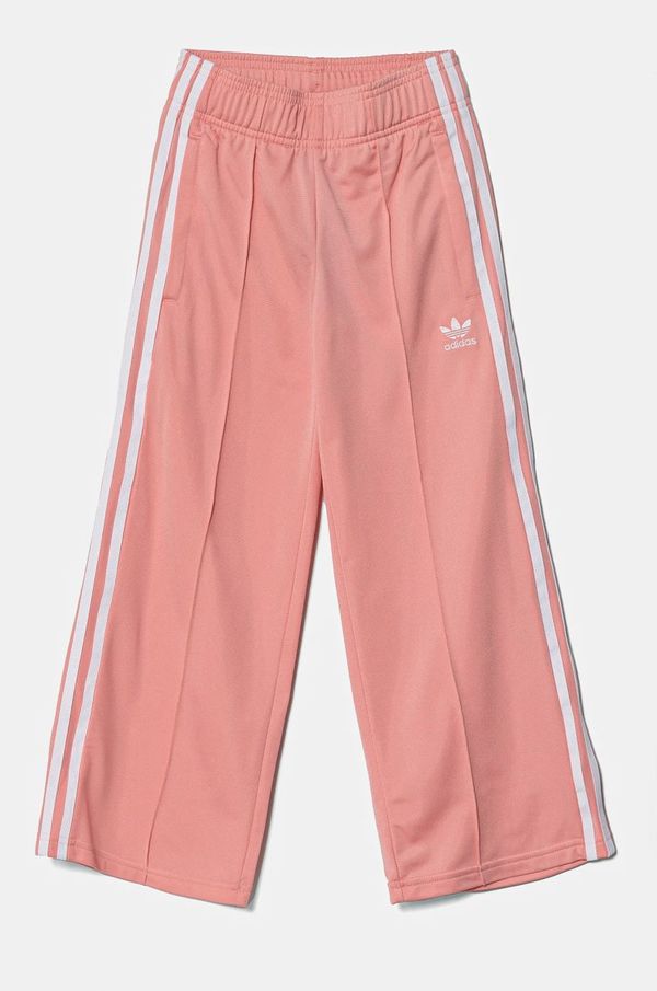 adidas Originals Dječji donji dio trenirke adidas Originals boja: narančasta, s aplikacijom, JD1664