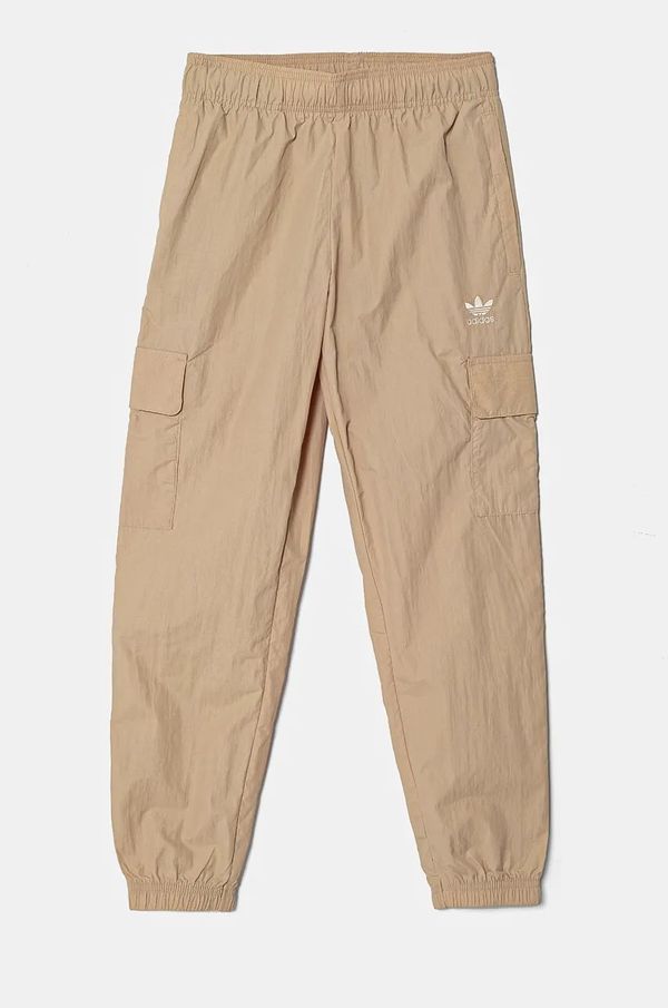 adidas Originals Dječji donji dio trenirke adidas Originals CARGO PANTS boja: bež, bez uzorka, IX7620