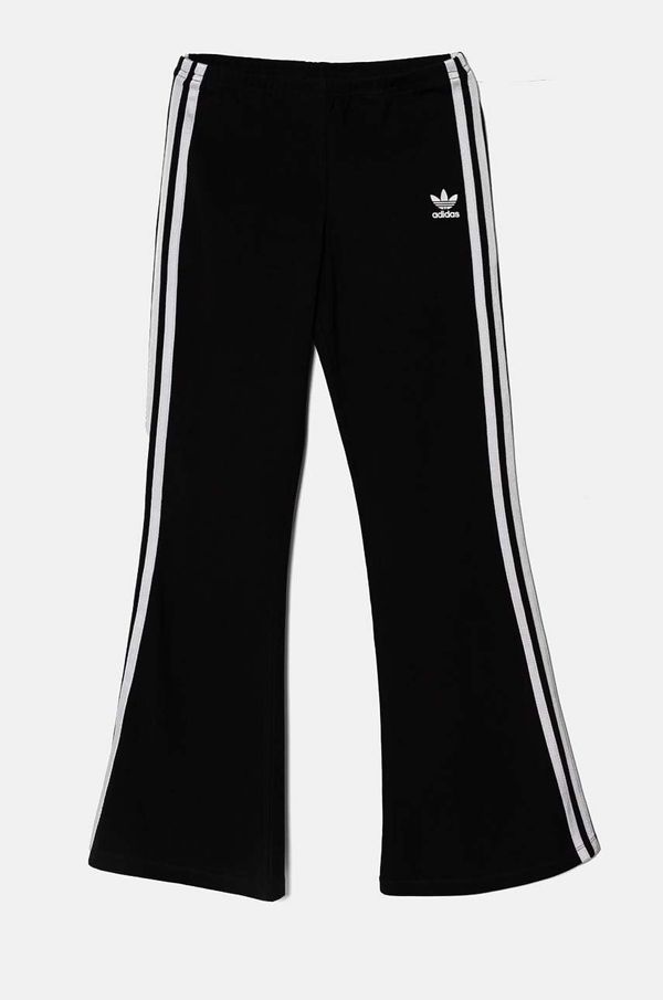 adidas Originals Dječji donji dio trenirke adidas Originals FLAI LEGGINGS boja: crna, s aplikacijom, IY9785