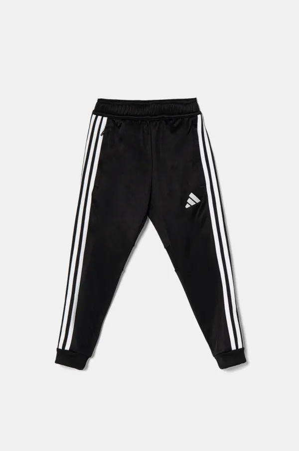 adidas Performance Dječji donji dio trenirke adidas Performance boja: crna, s aplikacijom, JD3061