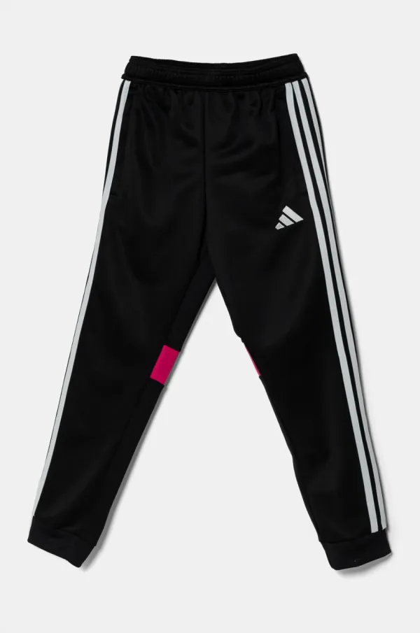 adidas Performance Dječji donji dio trenirke adidas Performance boja: crna, s aplikacijom, JD3064