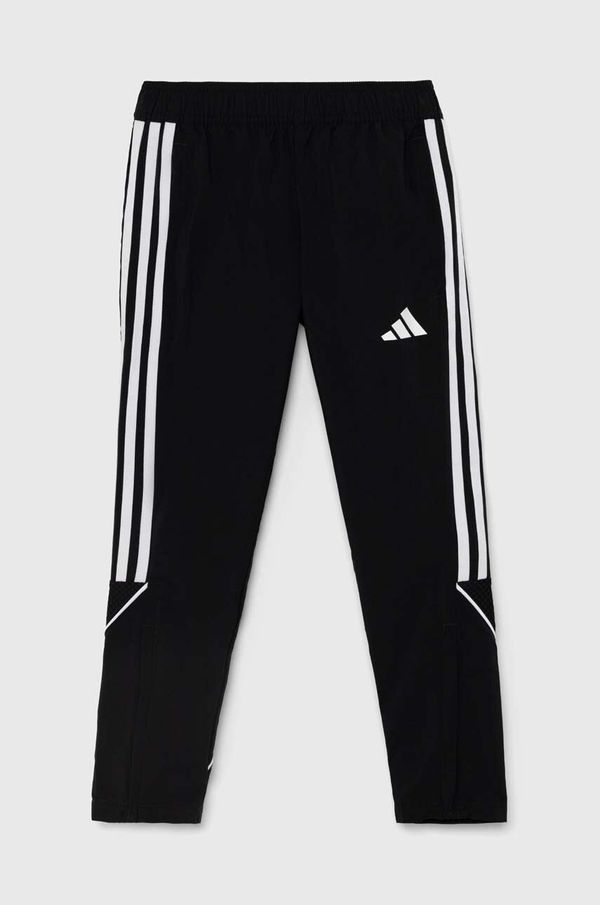 adidas Performance Dječji donji dio trenirke adidas Performance TIRO23L WOVPNTY boja: crna, s aplikacijom, IB5014