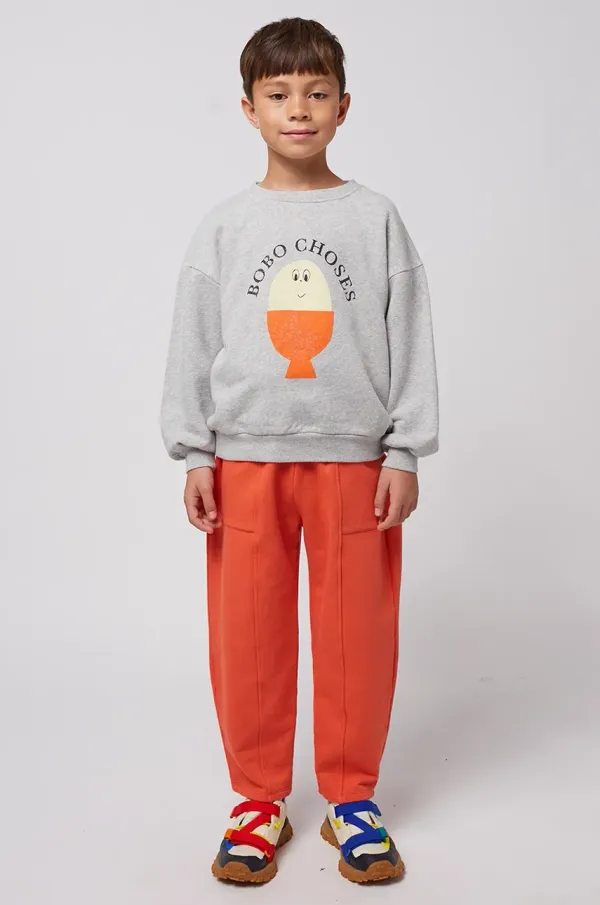 Bobo Choses Dječji donji dio trenirke Bobo Choses Smiling boja: narančasta, bez uzorka, 125AC078