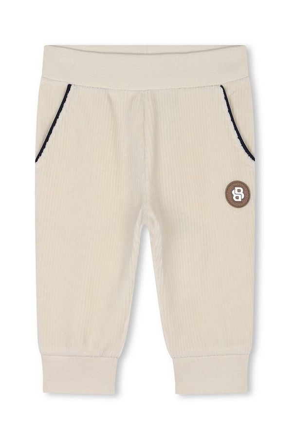 Boss Dječji donji dio trenirke BOSS boja: bež, bez uzorka, J51273