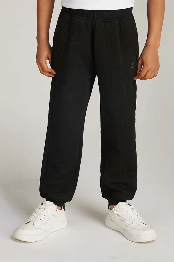 Calvin Klein Jeans Dječji donji dio trenirke Calvin Klein Jeans VERTICAL QUILTED