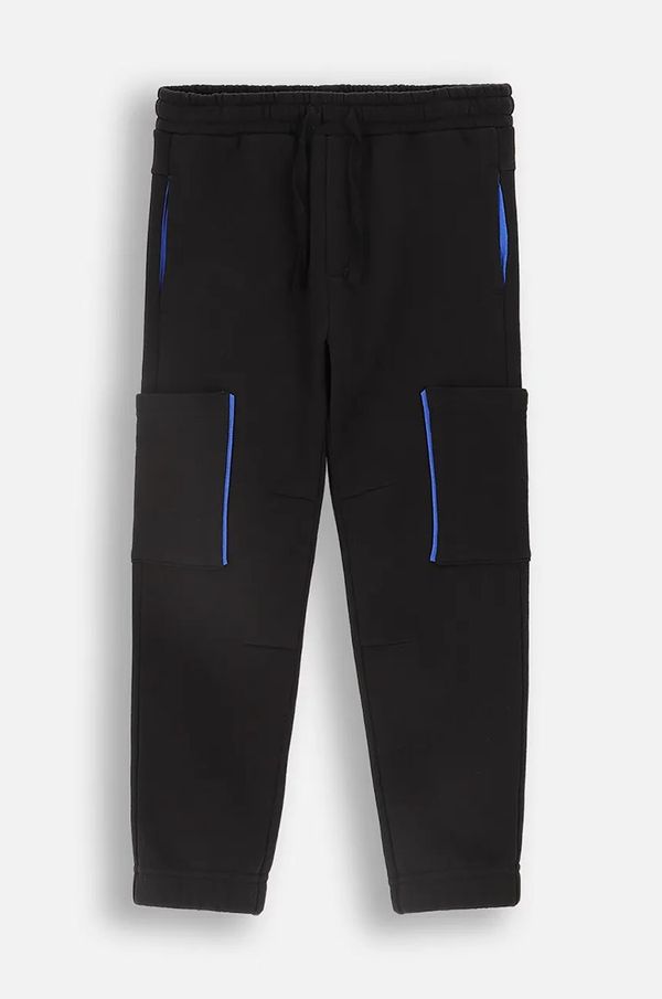 Coccodrillo Dječji donji dio trenirke Coccodrillo boja: crna, bez uzorka, FOREST FRIENDS KIDS