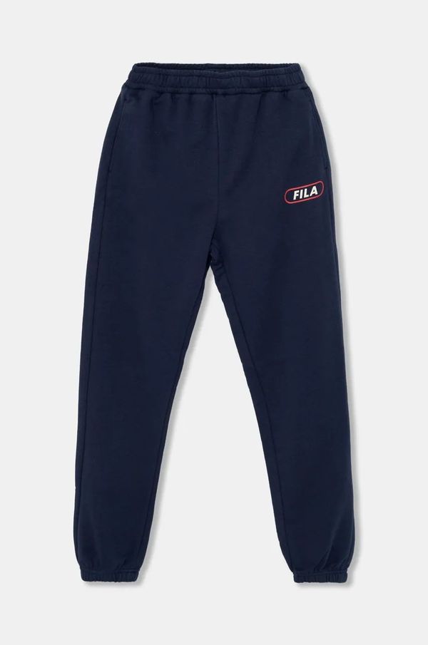 Fila Dječji donji dio trenirke Fila LUBMIN boja: tamno plava, s tiskom, FAT0568