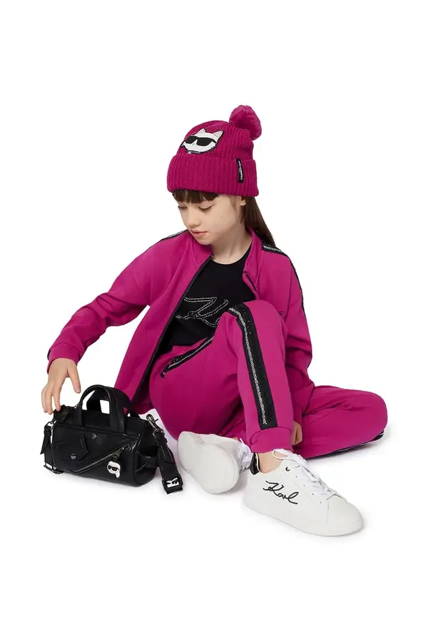 Karl Lagerfeld Dječji donji dio trenirke Karl Lagerfeld