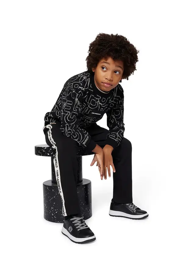 Karl Lagerfeld Dječji donji dio trenirke Karl Lagerfeld