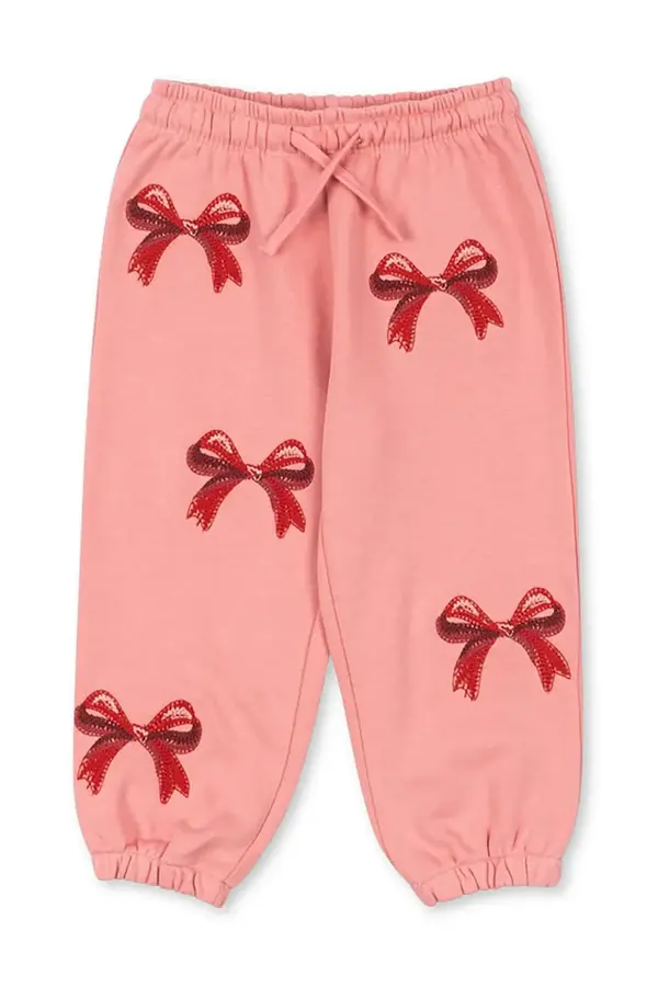 Konges Sløjd Dječji donji dio trenirke Konges Sløjd LOU BOW SWEAT PANTS OCS