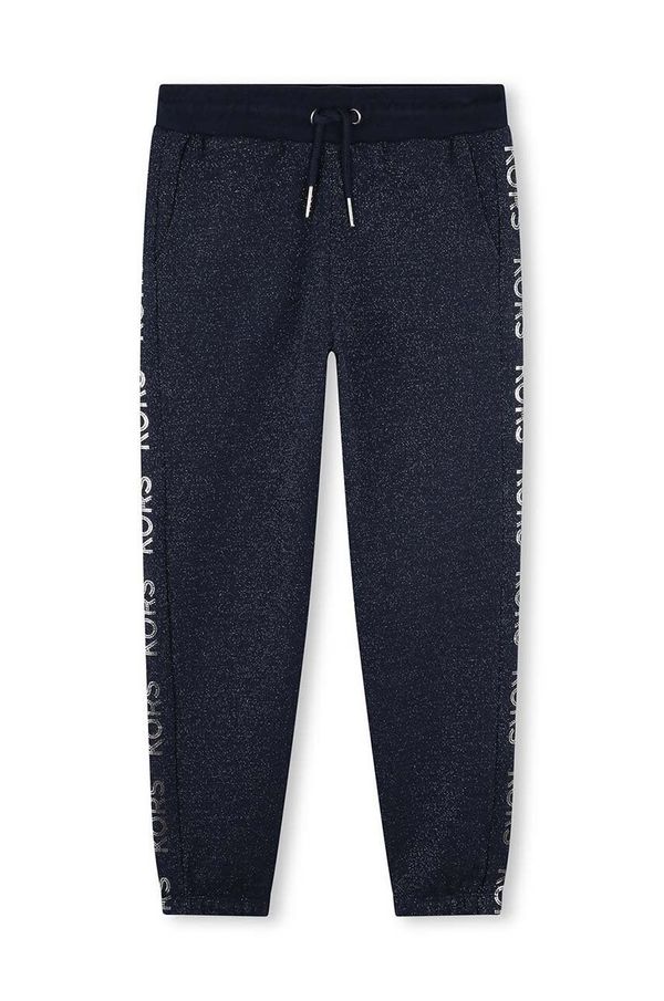 Michael Kors Dječji donji dio trenirke Michael Kors boja: tamno plava, s aplikacijom, R30177