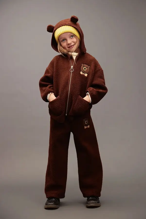 Mini Rodini Dječji donji dio trenirke Mini Rodini Bear