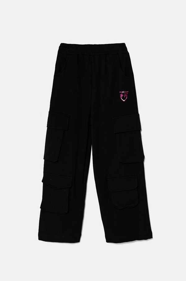 Pinko Up Dječji donji dio trenirke Pinko Up boja: crna, bez uzorka, F4PIJGFP154