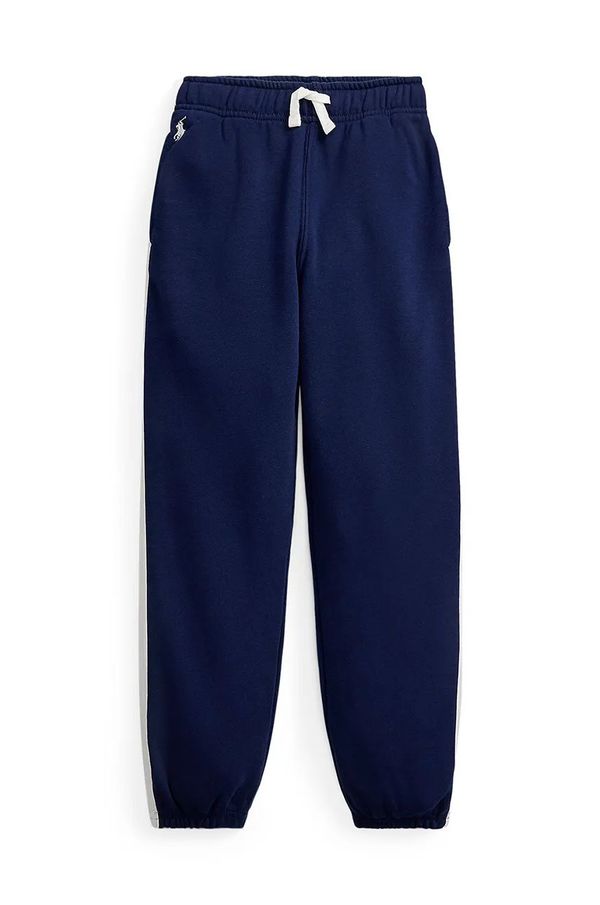 Polo Ralph Lauren Dječji donji dio trenirke Polo Ralph Lauren boja: tamno plava, bez uzorka, 313957361002