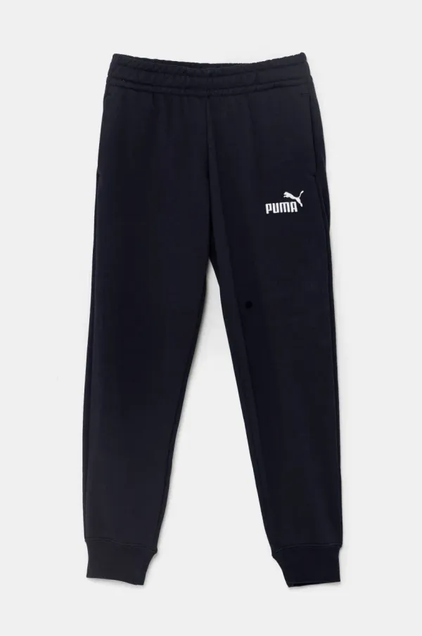 Puma Dječji donji dio trenirke Puma ESS No. 1 Logo Sweatpants TR boja: tamno plava, s aplikacijom, 684914