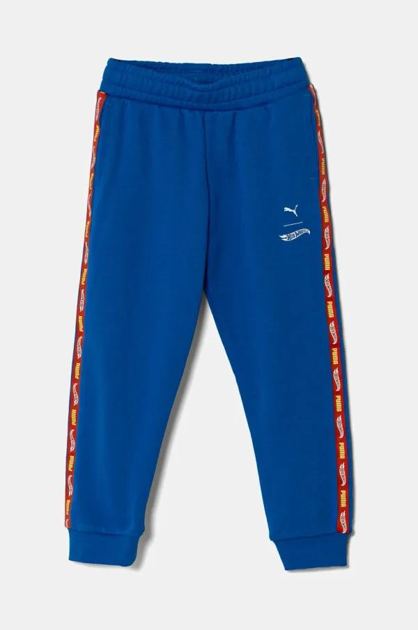 Puma Dječji donji dio trenirke Puma X HOT WHEELS Sweatpants TR s aplikacijom, 630072