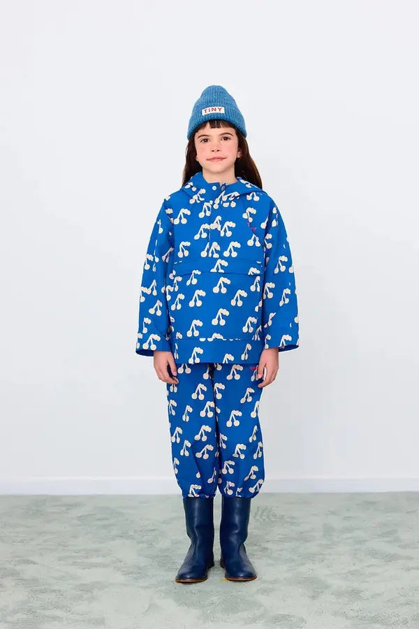 Tinycottons Dječji donji dio trenirke Tinycottons CHERRIES WOVEN SWEATPANT