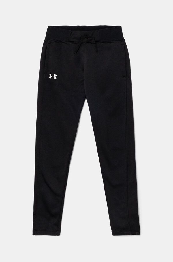 Under Armour Dječji donji dio trenirke Under Armour Fleece Pants boja: crna, bez uzorka, 1356489