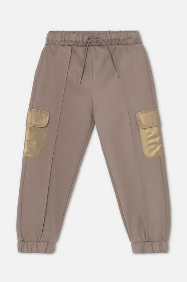 United Colors of Benetton Dječji donji dio trenirke United Colors of Benetton boja: bež, bez uzorka, 34JZGF043