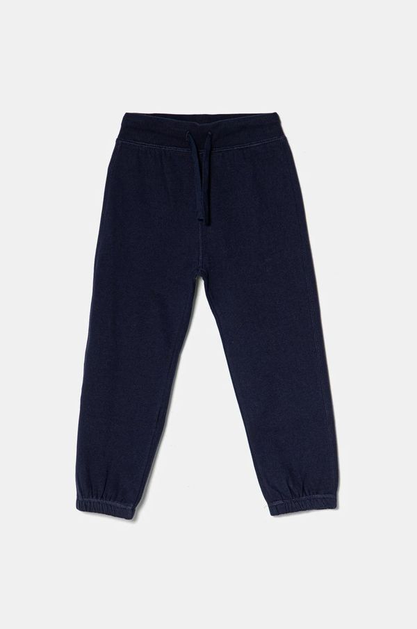 United Colors of Benetton Dječji donji dio trenirke United Colors of Benetton boja: tamno plava, bez uzorka, 3EB5CF05L