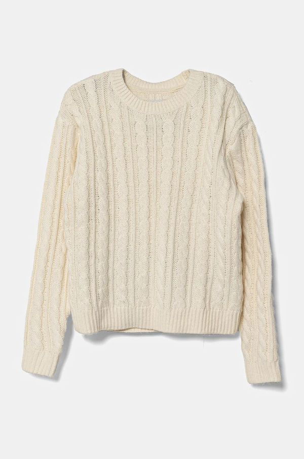 Abercrombie & Fitch Dječji džemper Abercrombie & Fitch boja: bež, KI220-4018