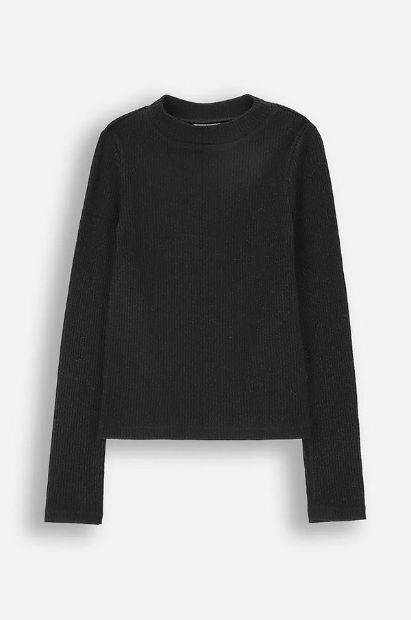 Coccodrillo Dječji džemper Coccodrillo boja: crna, lagani, ELEGANT PARTY GIRL