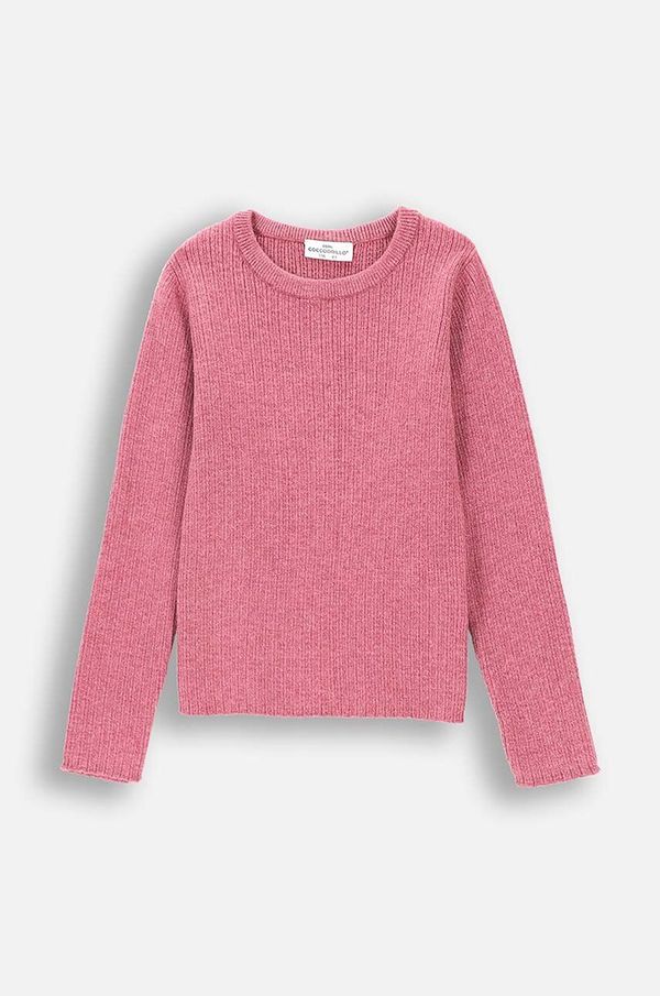 Coccodrillo Dječji džemper Coccodrillo boja: ružičasta, MYSTIC NATURE GIRL KIDS
