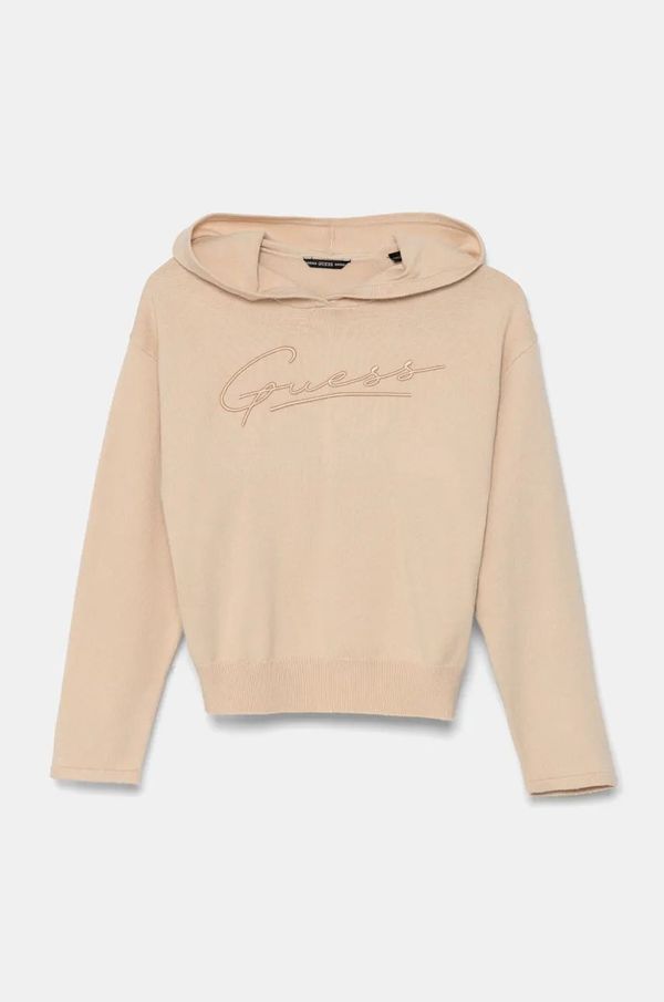Guess Dječji džemper Guess boja: bež, lagani, J4BR16 Z2V42