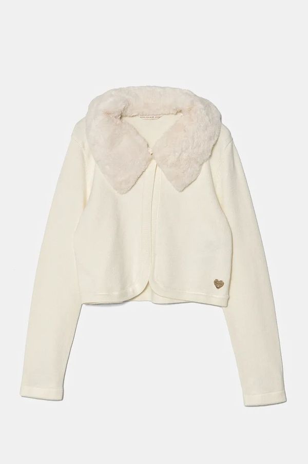 Guess Dječji džemper Guess boja: bež, lagani, J4BR29 Z17X3