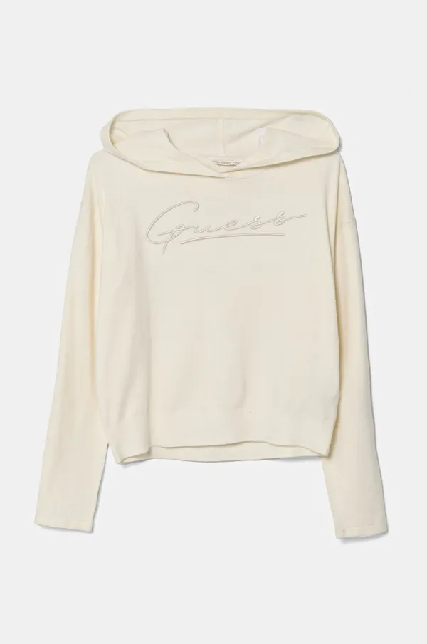 Guess Dječji džemper Guess boja: bež, lagani, J5RR13 Z3KS0