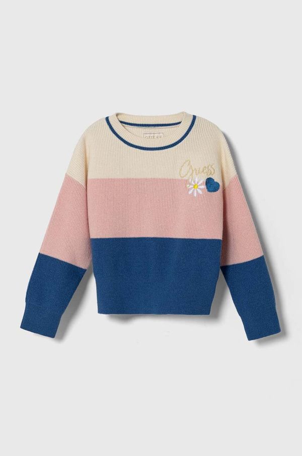 Guess Dječji džemper Guess boja: bež, lagani, K4YR04 Z2V42