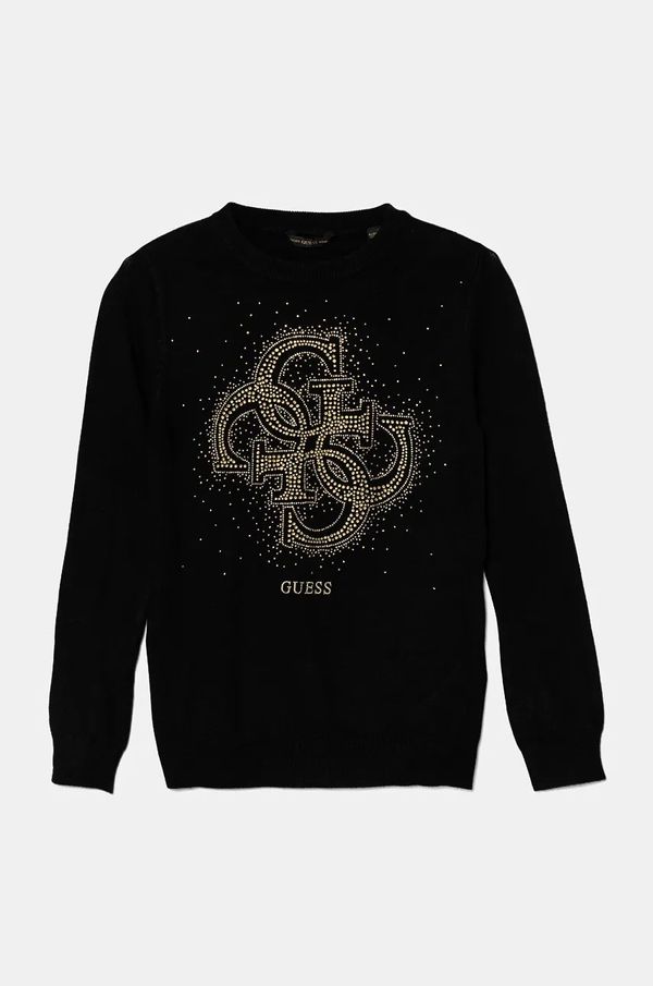 Guess Dječji džemper Guess boja: crna, lagani, J4BR06 Z2NQ2