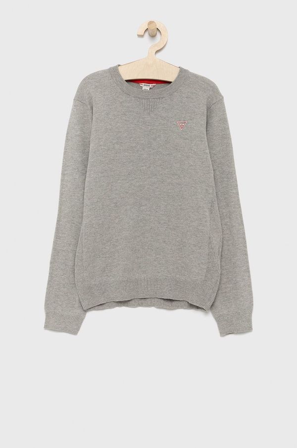 Guess Dječji džemper Guess boja: siva