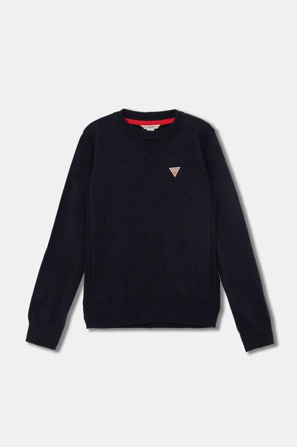 Guess Dječji džemper Guess boja: tamno plava, lagani, L0YR03 Z2VV0