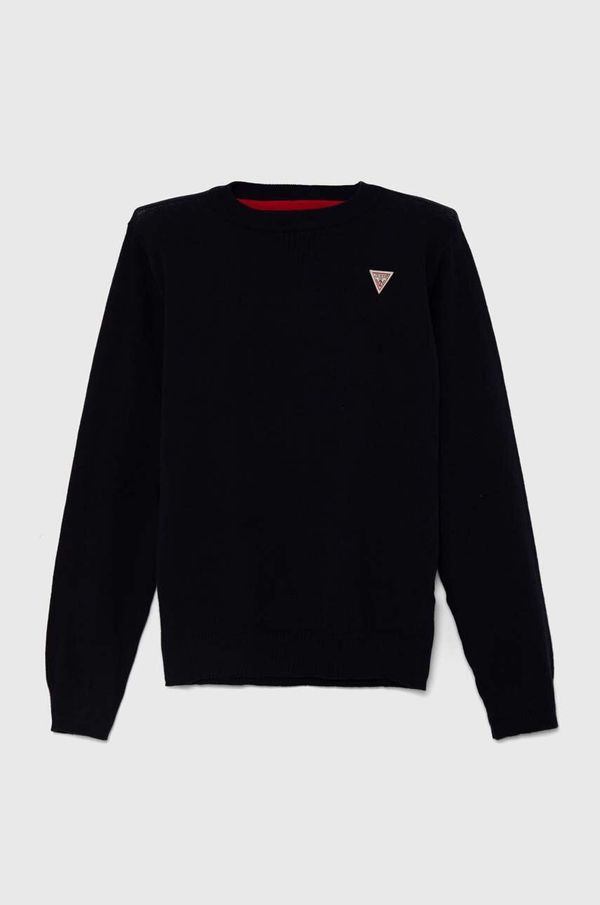 Guess Dječji džemper Guess boja: tamno plava, lagani, N0YR04 Z2VV0