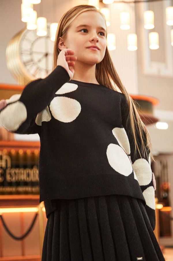 Mayoral Dječji džemper Mayoral boja: crna, 7301