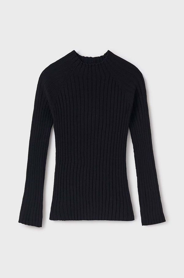 Mayoral Dječji džemper Mayoral boja: crna, lagani, 7001